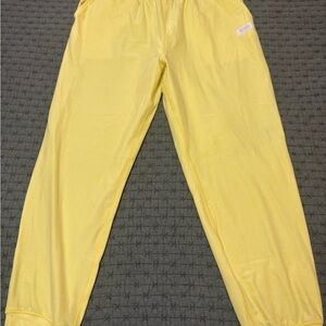 Peloton size L Yellow Lounge Jogger Pants